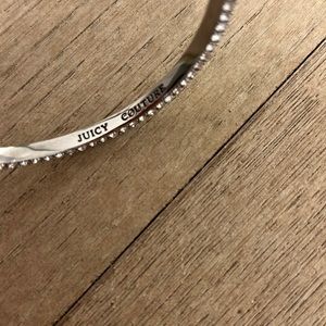 Juicy couture rhinestone bangles